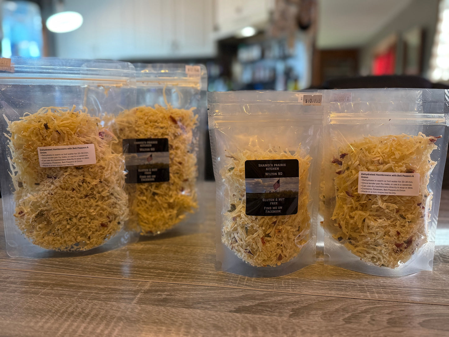 4oz Dehydrated Hashbrowns with Onion & Bell Peppers