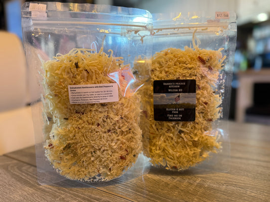 6.5oz Dehydrated Hashbrowns with Bell Peppers & Onion