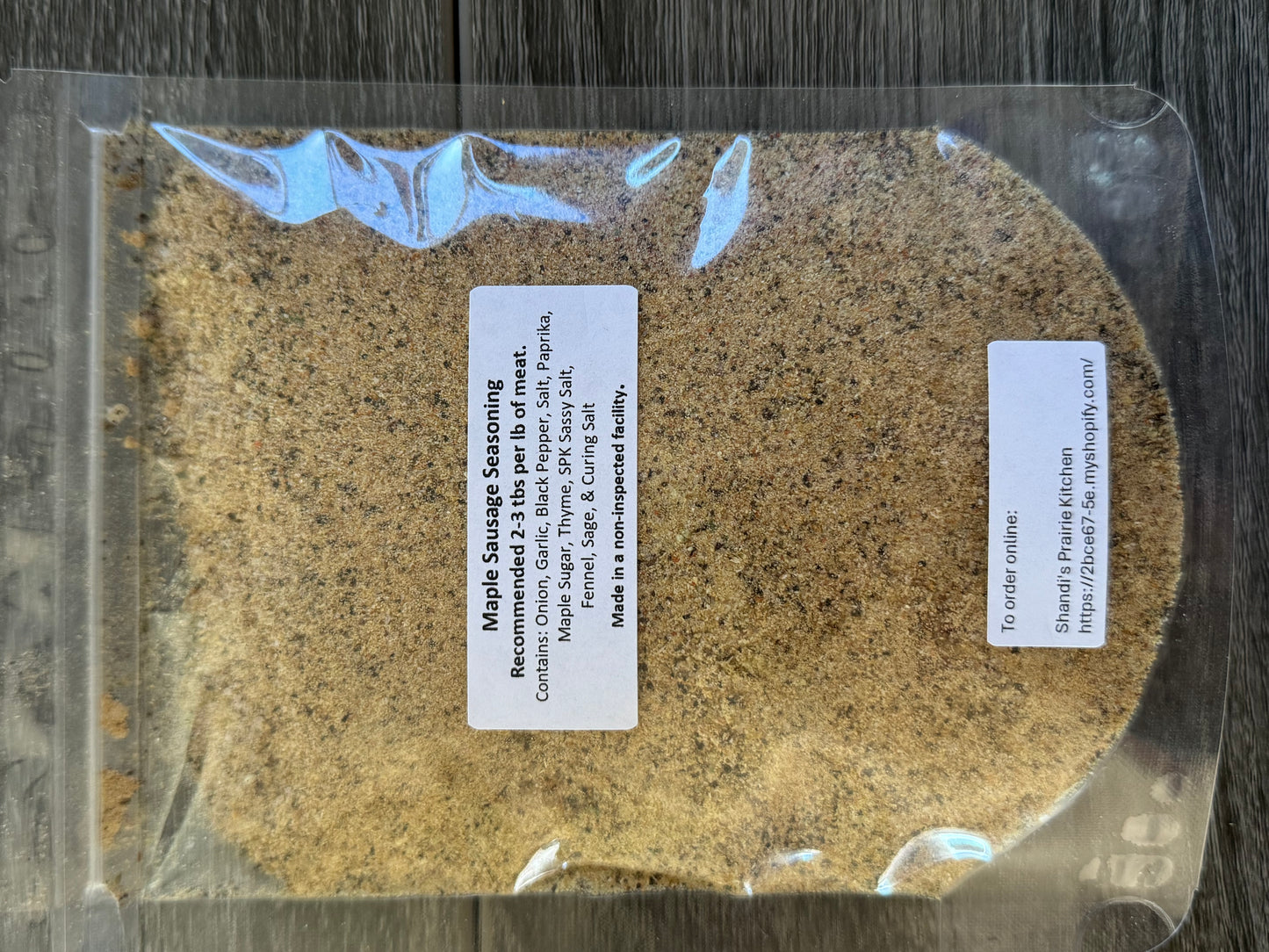 Maple Sausage Seasoning